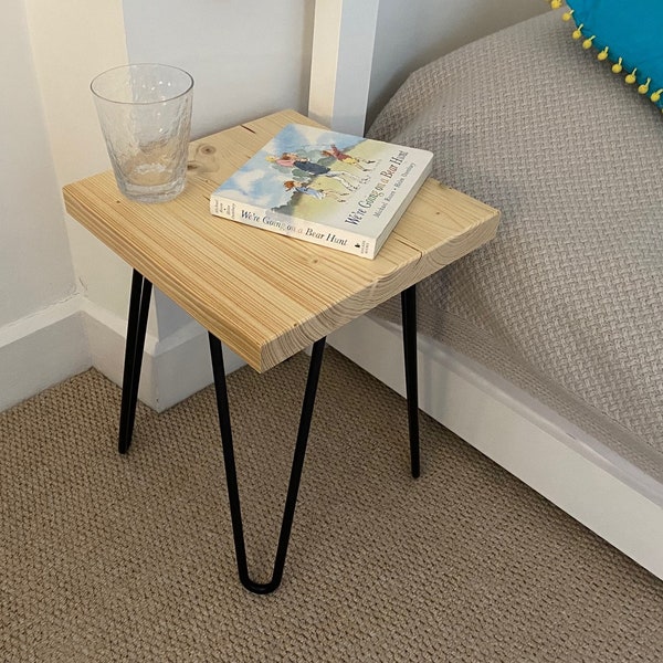 Narrow Bedside Table Etsy UK