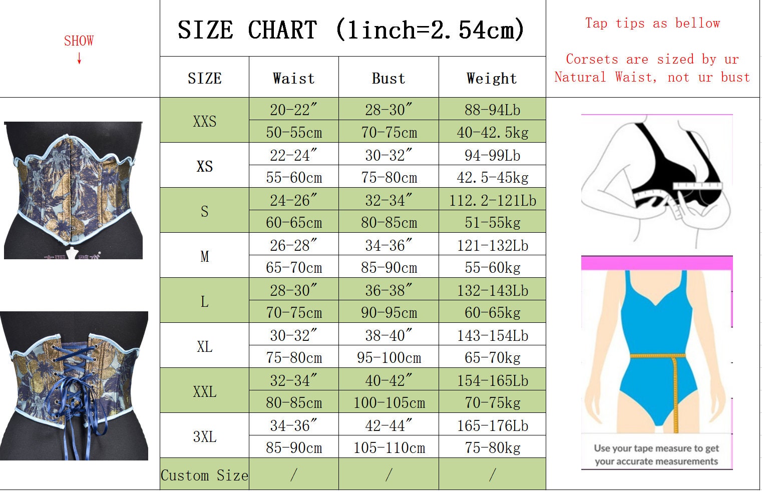 Gilded Tibetan Blue Corset Belt Short Corset Waist Cincher Etsy