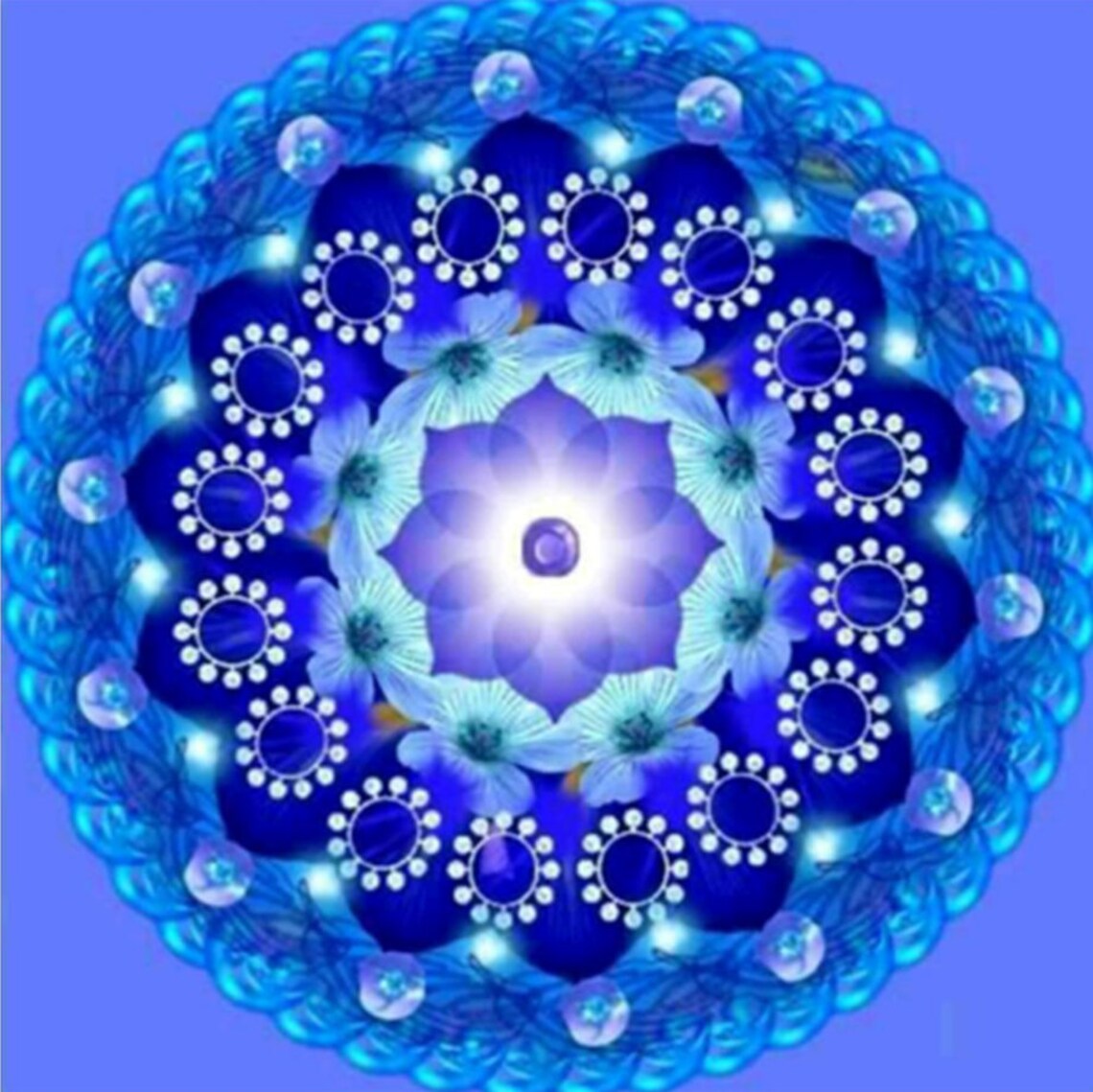 High-end customized 5D diamond painting religious mandala new | Etsy