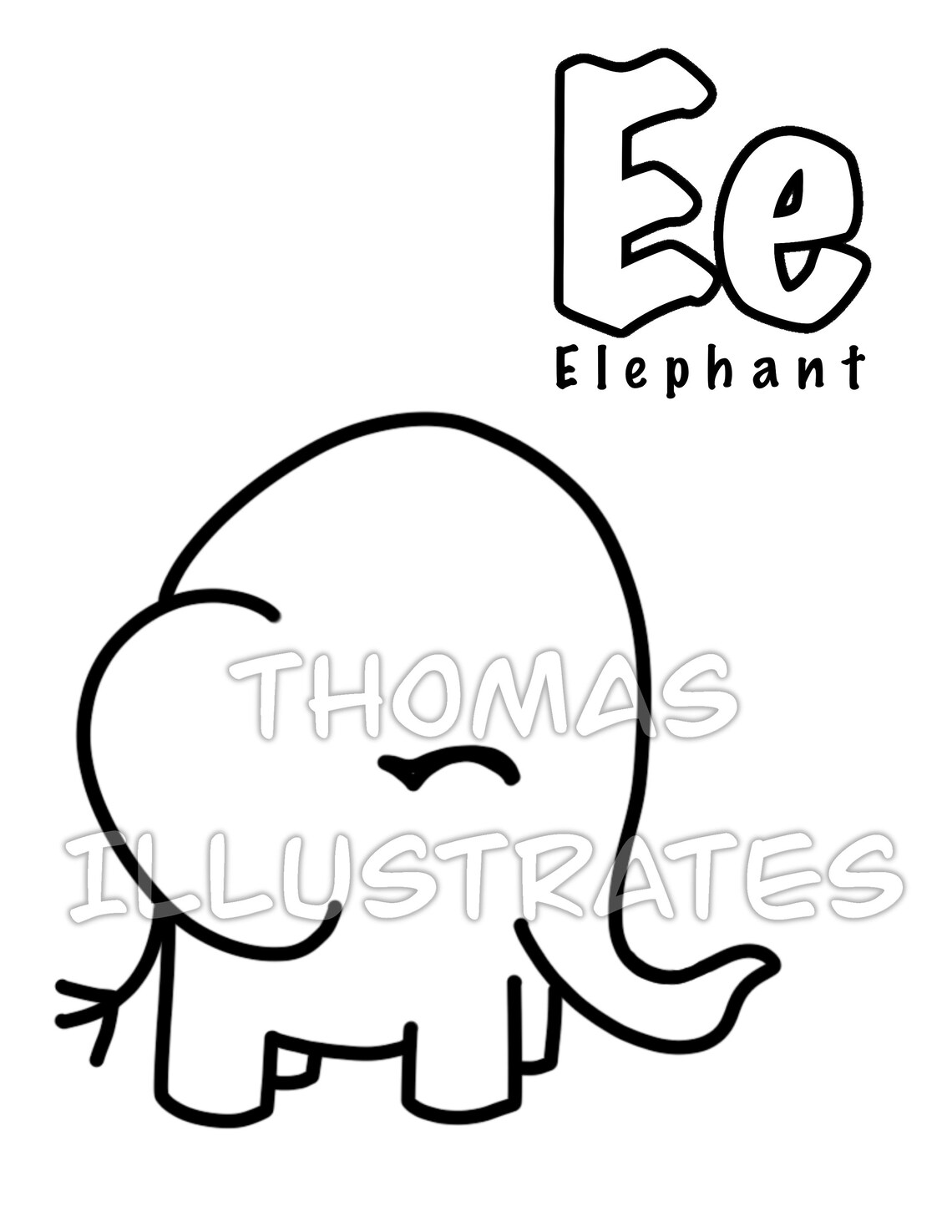 Animal Alphabet Coloring Pages Educational Coloring Pages for - Etsy France