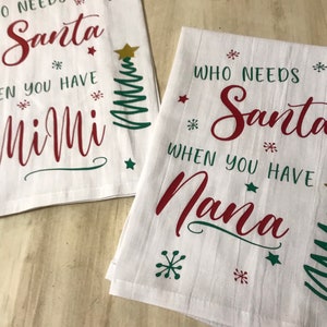 Personalized Tea Towel (Nana,Mimi,Nanny, your choice)