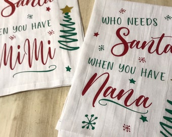 Personalized Tea Towel (Nana,Mimi,Nanny, your choice)