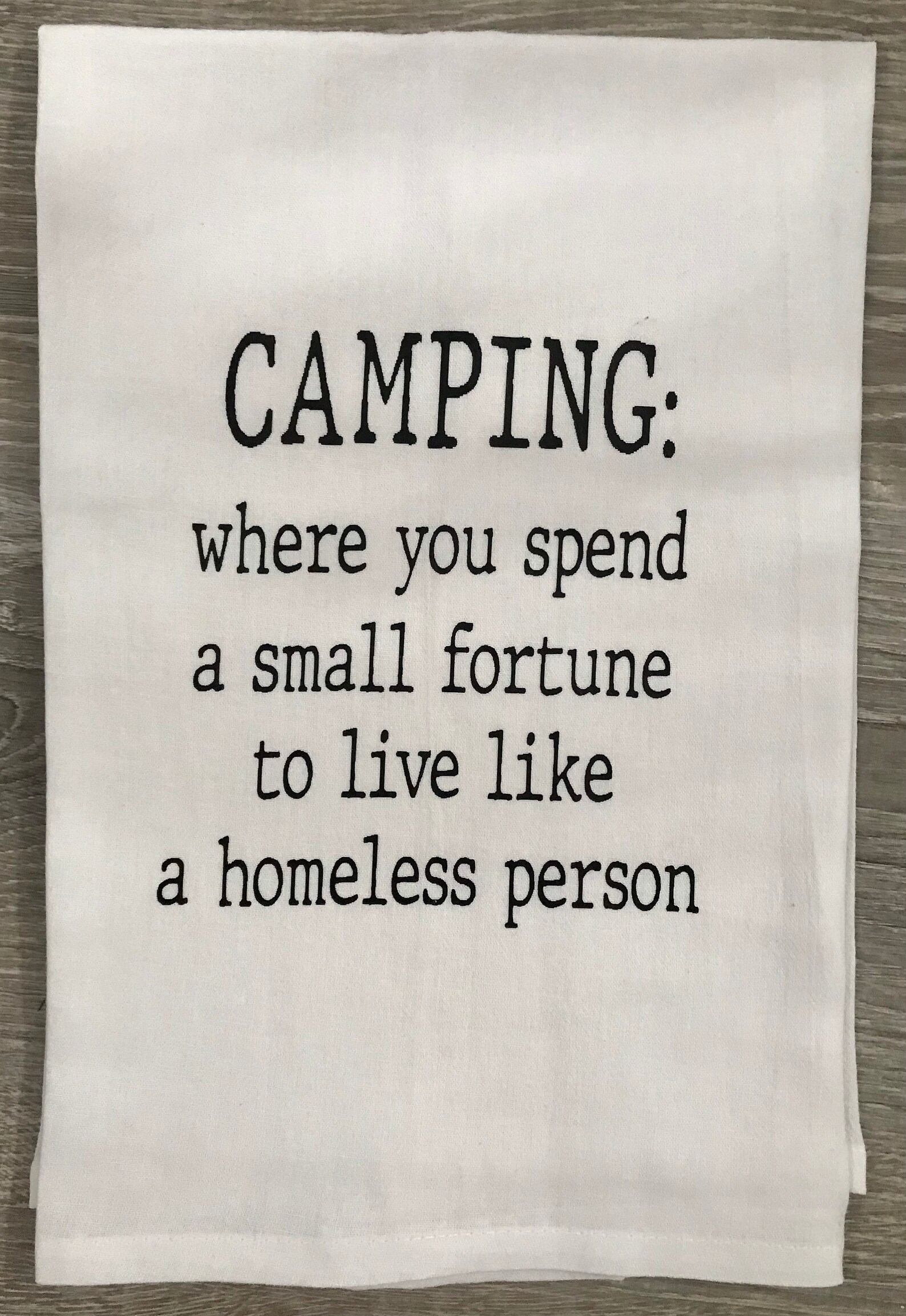 Camping Tea Towels Etsy