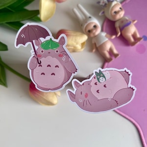 Autocollant d’ours endormi | Autocollant alimentaire Kawaii - Autocollant d’ordinateur portable imperméable à l’eau mignon fait à la main - Illustration du désert - Autocollant ours