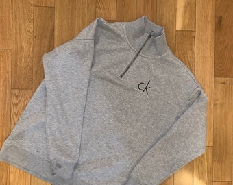 calvin klein grey sweater