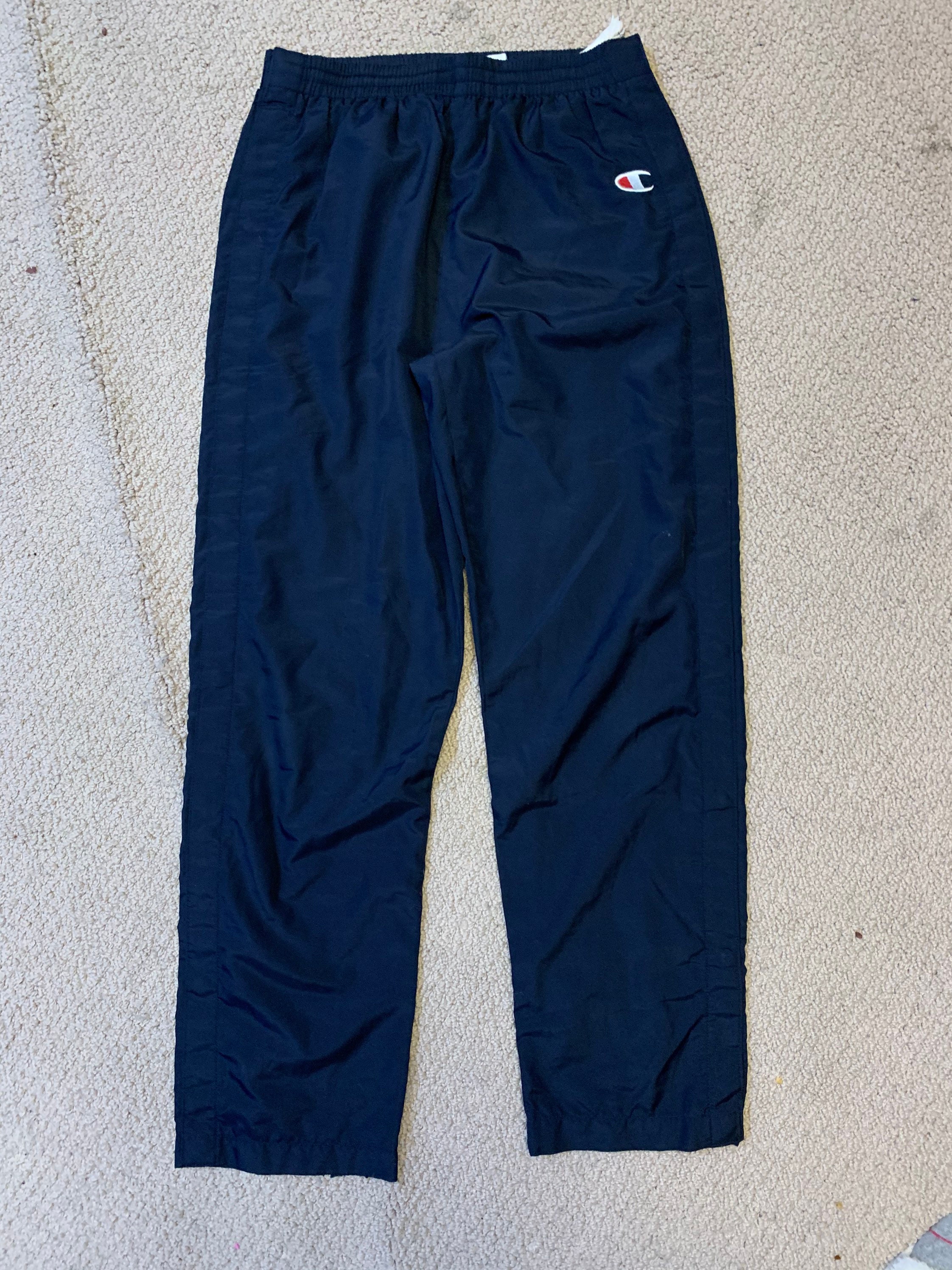 Vintage Champion Track Pants w/ Snap Buttons | Etsy