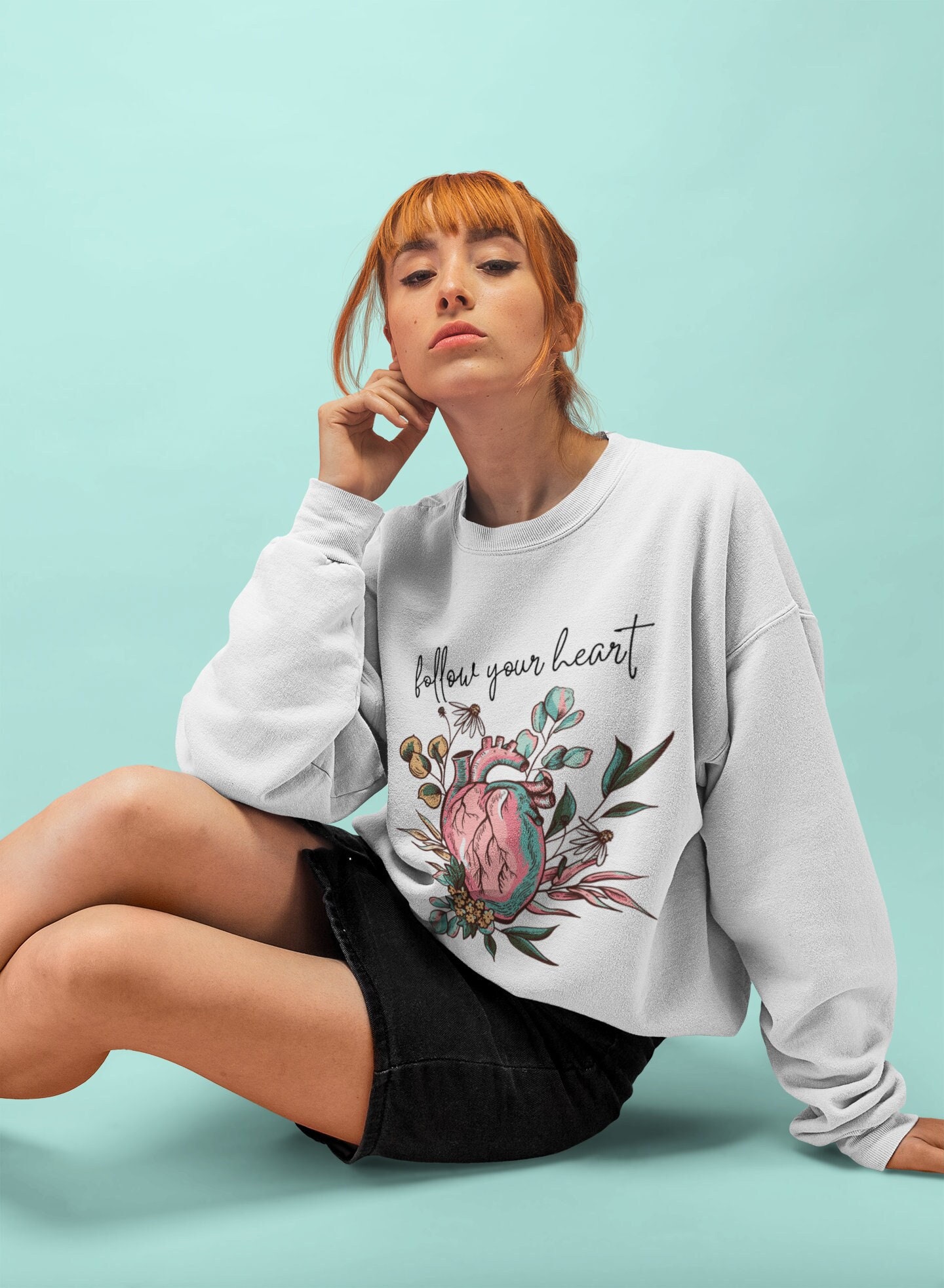 Anatomical heart sweatshirt online