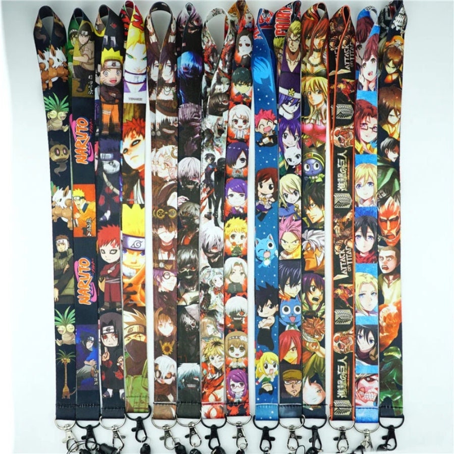 Source Custom Cartoon Anime Printed Staff Sublimation Polyester Nylon PVC  Phone Card Lanyards Work Club Student Lanyard with Logo on m.alibaba.com