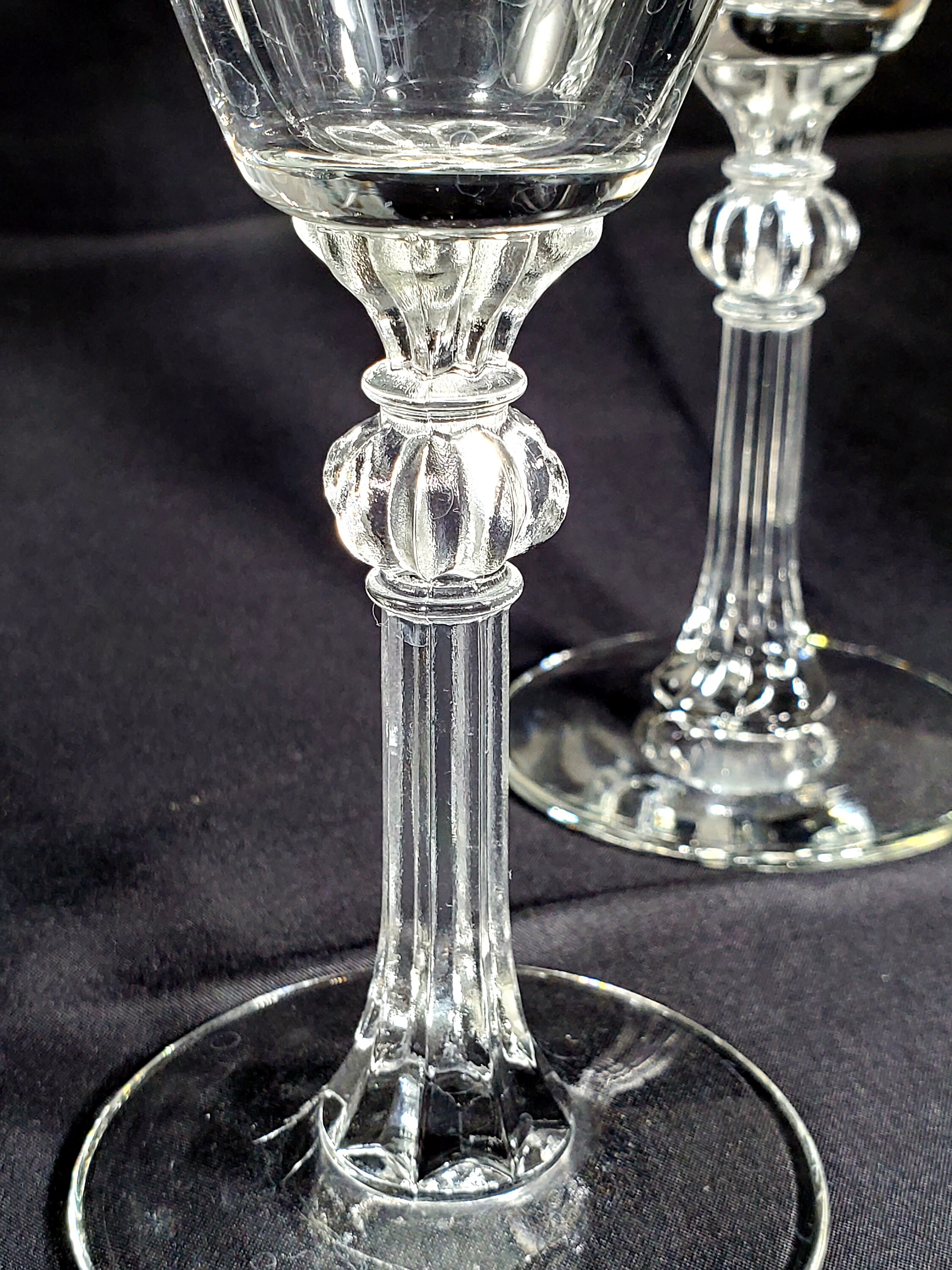 libbey etched glasses