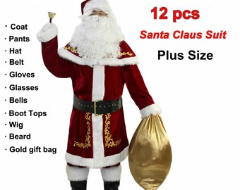 luxury velvet santa dress