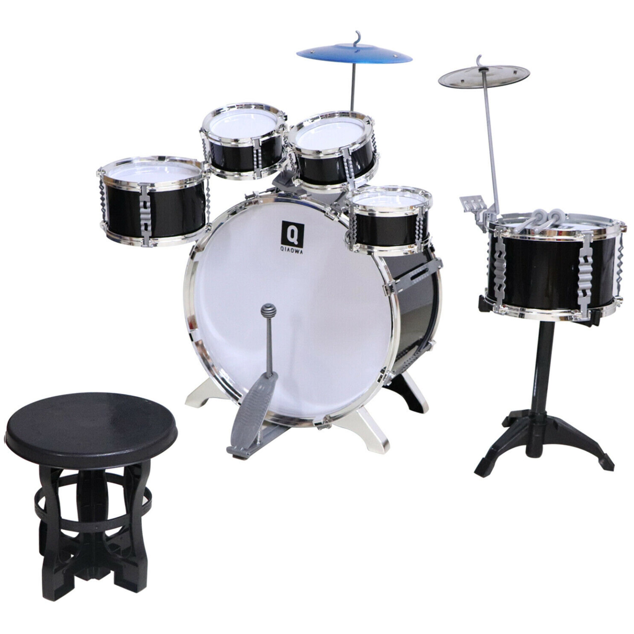 Multi Pcs Kinder Spielzeug Drum Set Musikinstrument W / Hocker Etsy