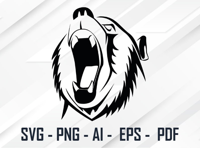 Download Bear Svg Png Animal Svg Wild Animal Svg Circut File Cut ...
