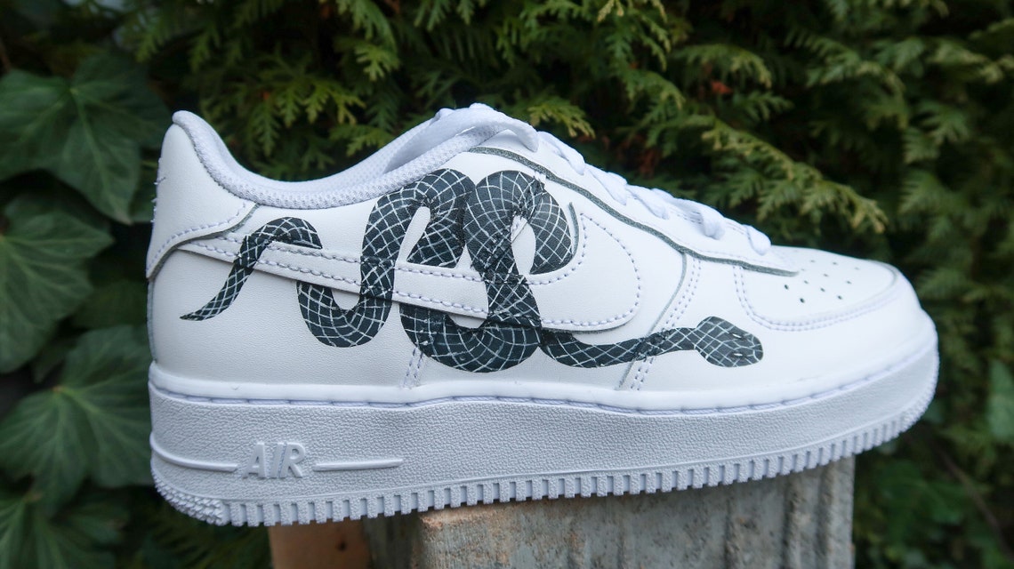 snake print air force 1