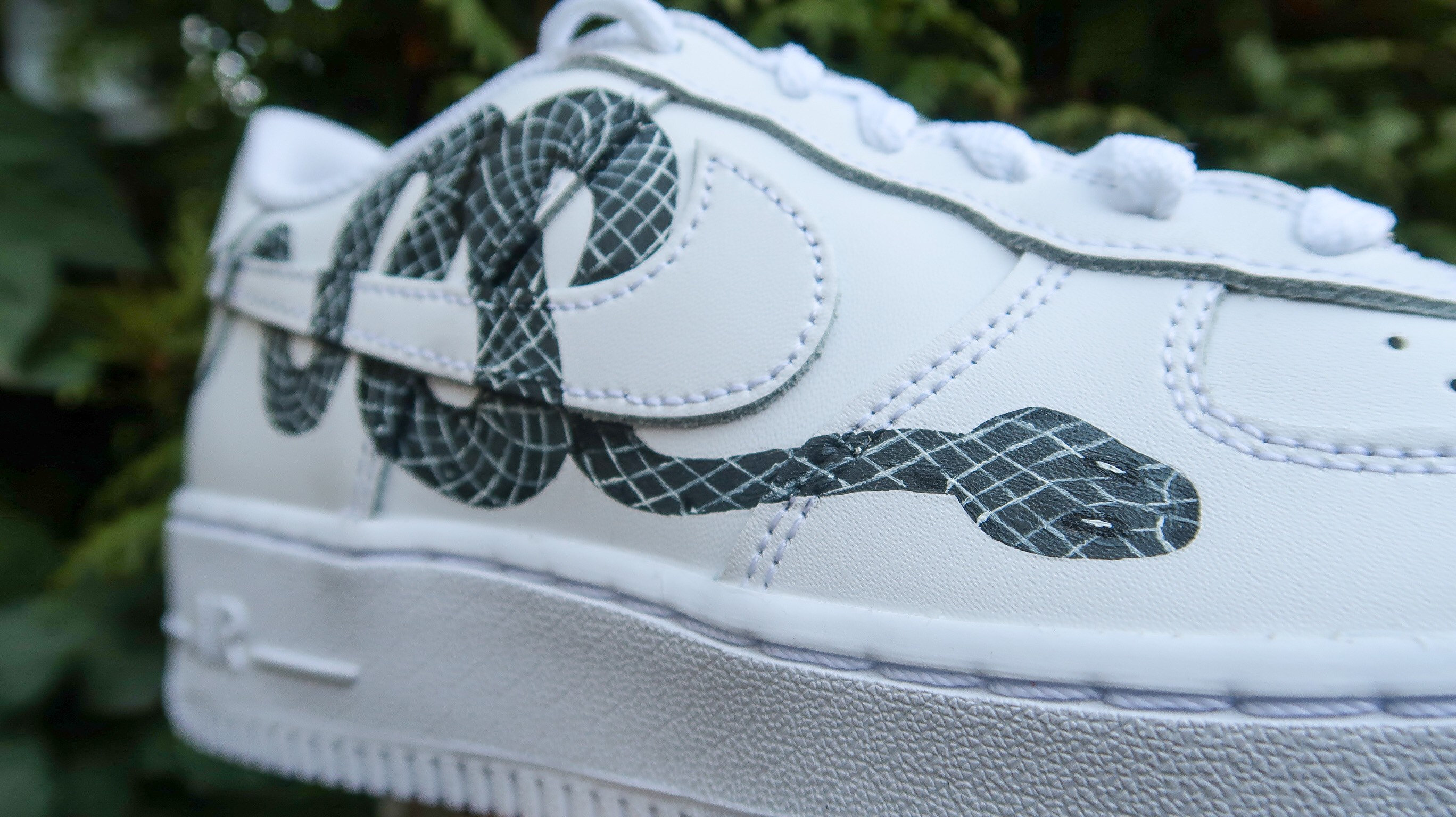 custom snake air force 1