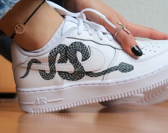 Nike Air Force 1 Custom Snake Design