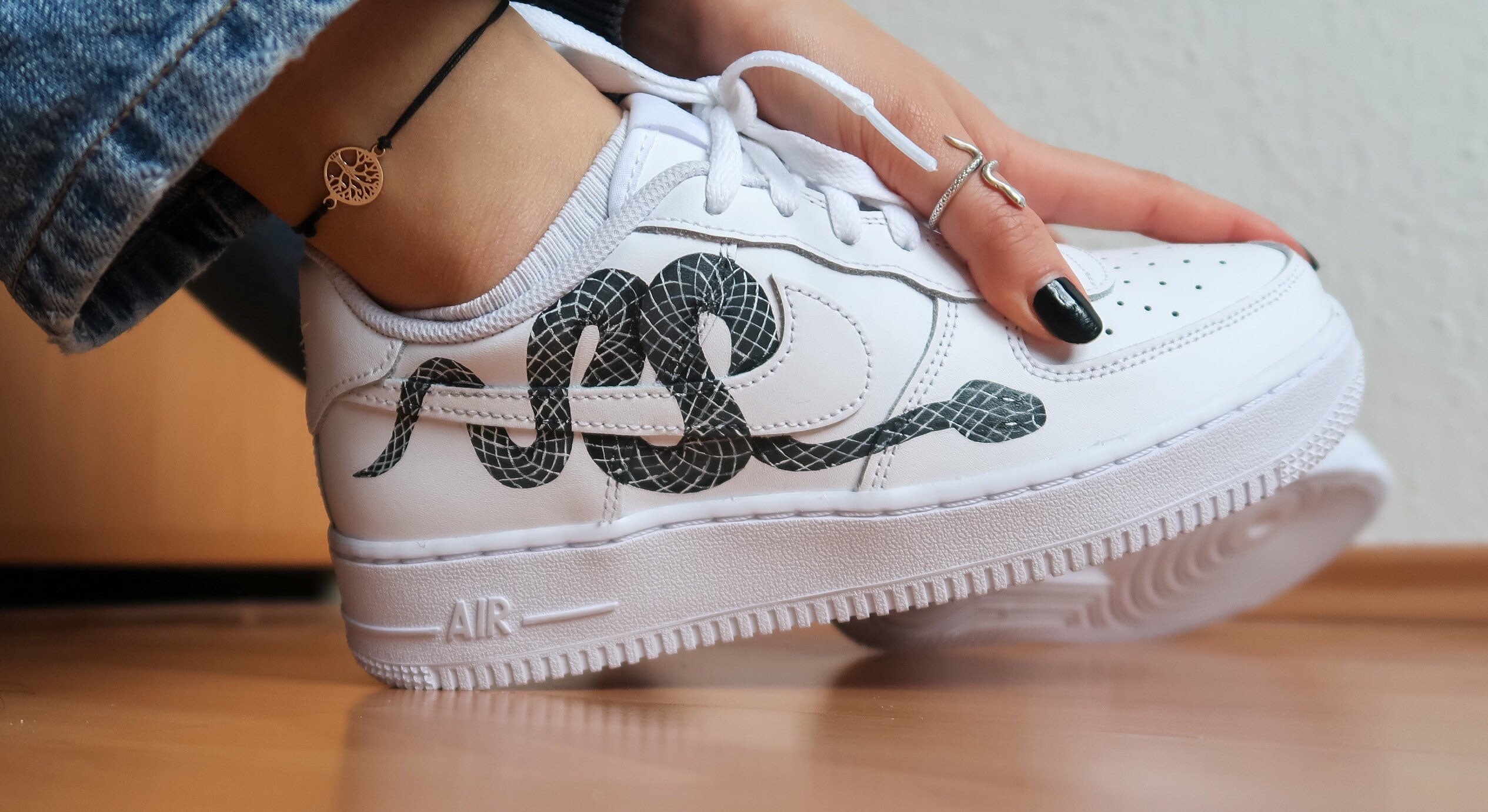 CUSTOM 4DESIGNS NIKE AIR FORCE 1'S – SNZ FASHION