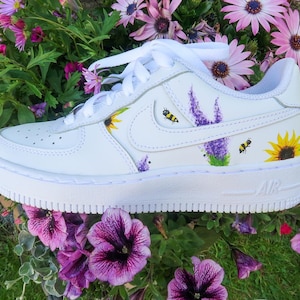 Custom Nike Air Force 1 Flower Power