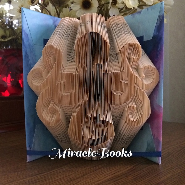 Octopus BOOK FOLDING PATTERN + Instructions - Book Fold - Folded Book - mmf - Pattern Only