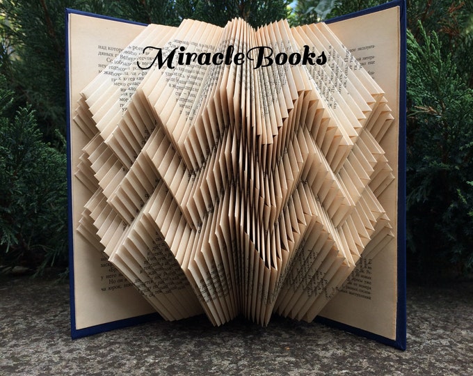 Basic Fold Patterns Geometric Triangle Mmf Book Folding Pattern - Etsy Norway