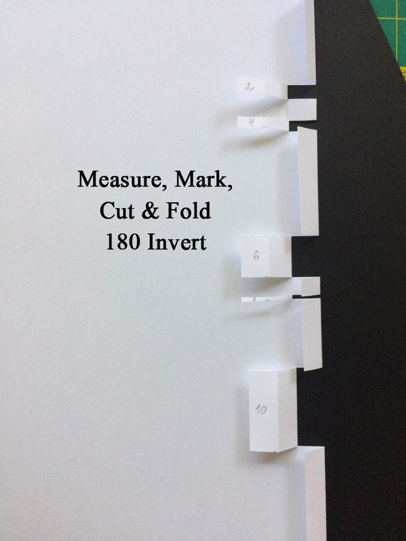 Book Fold Cut and Fold Instructions Folded Book Pattern Only 180 Invert Home BOOK FOLDING PATTERN