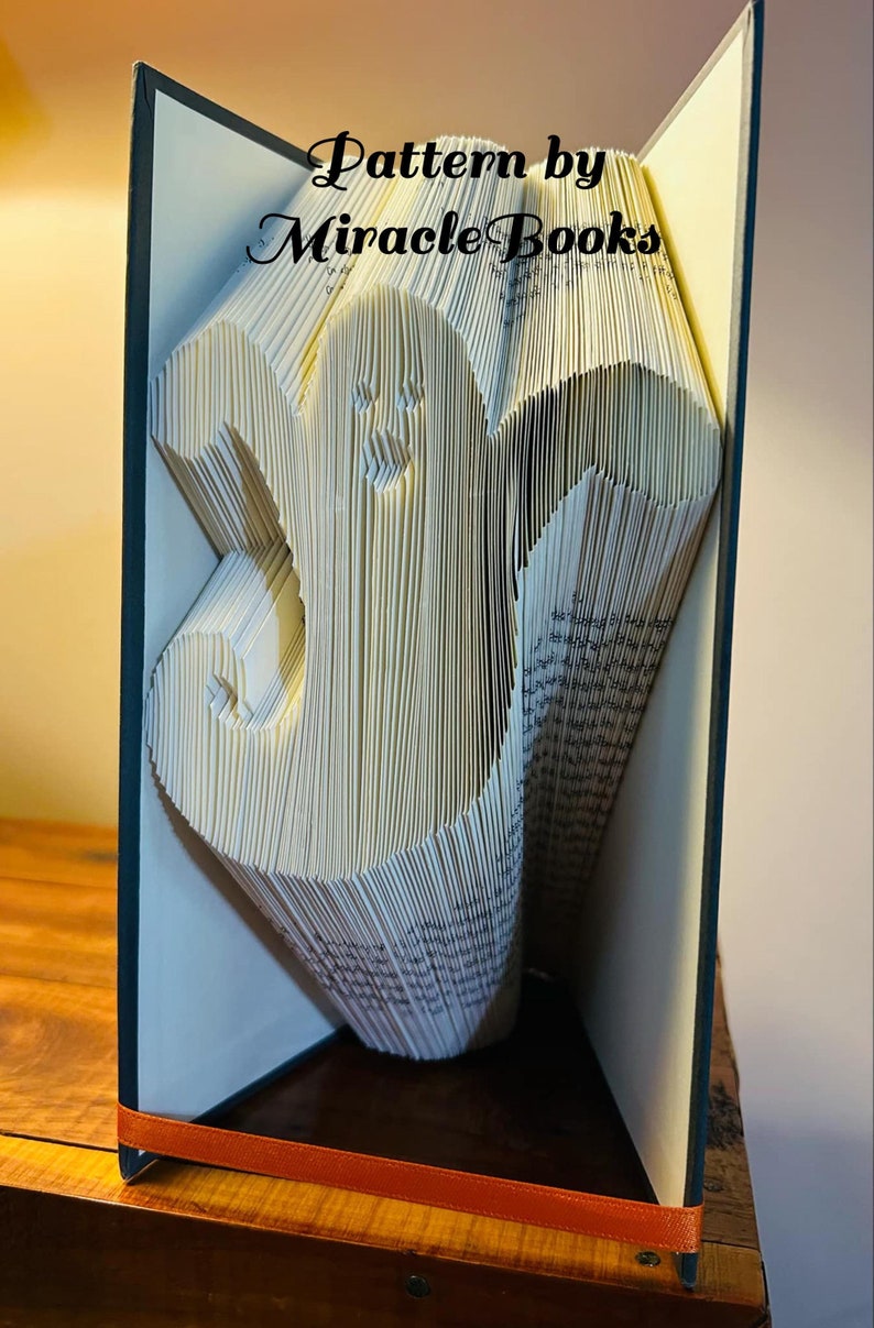 Ghost Book Folding PATTERN + Instructions (halloween) - 364 Pages ...