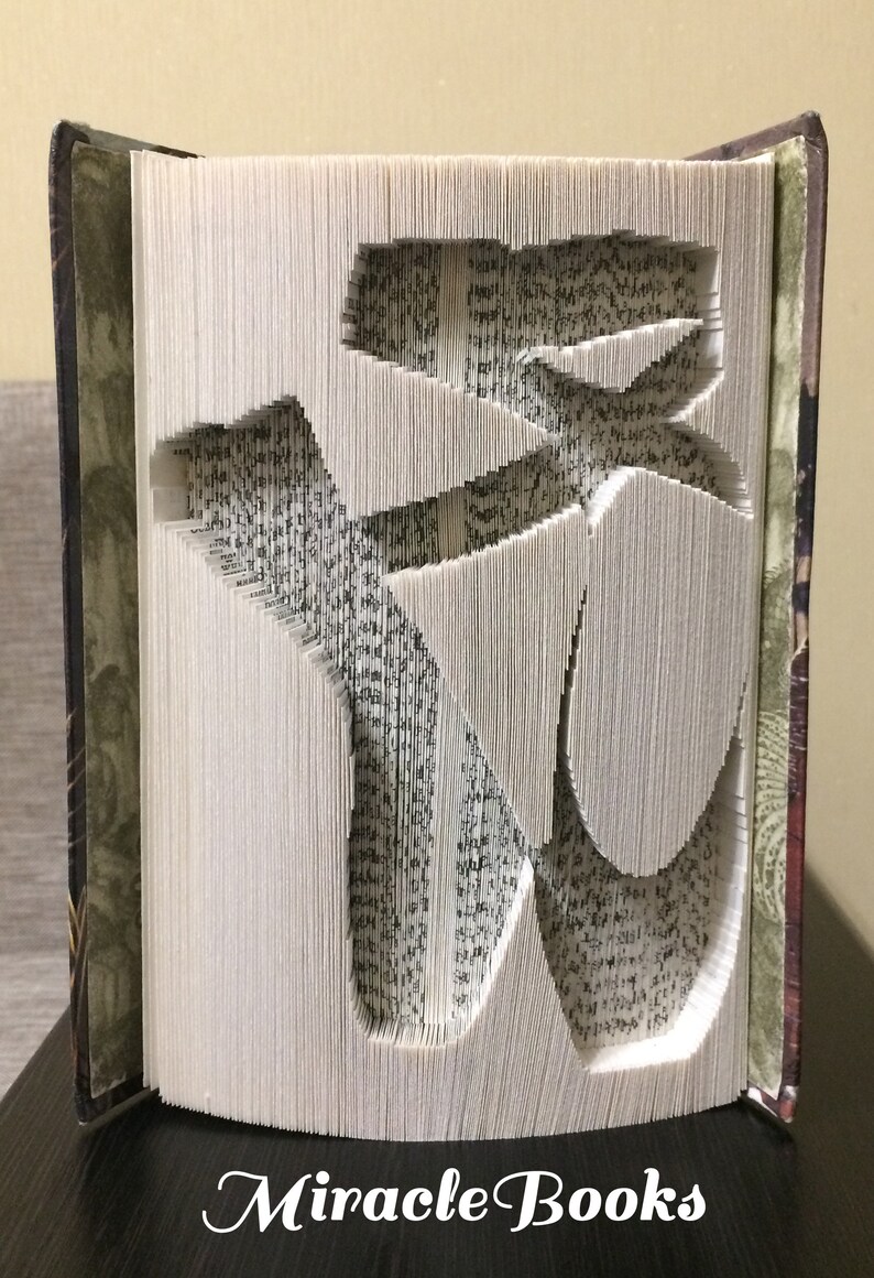 Dance Pattern Book Ballet BOOK FOLDING PATTERN + Instructions - Book Fold - Folded Book ...