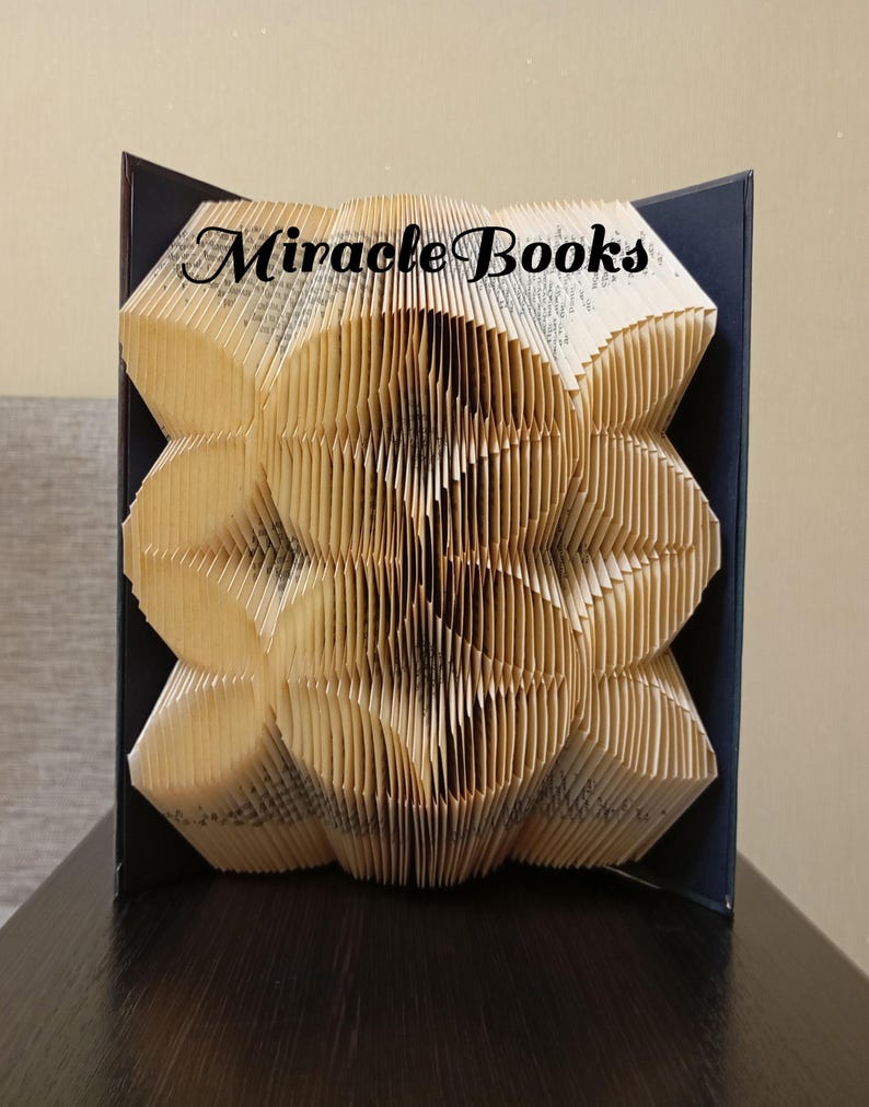 Geometric BOOK FOLDING PATTERN Figures 5 (circles) + Instructions ...