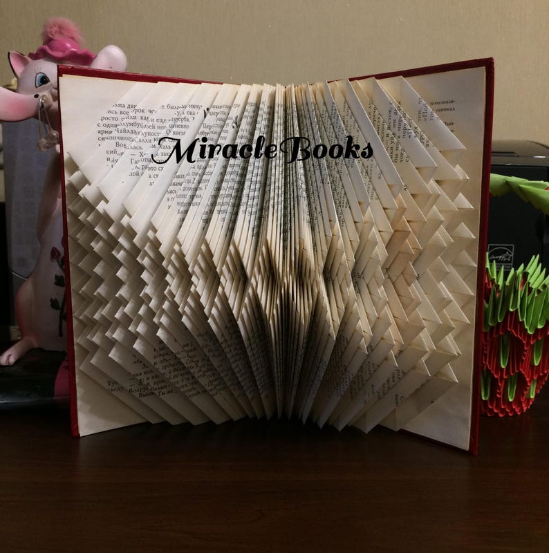 Geometric BOOK FOLDING PATTERN Figures 8 (diamonds) + Instructions ...
