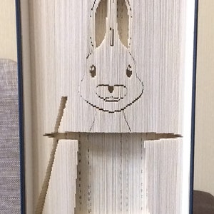 Magic BOOK FOLDING PATTERN + Instructions - Book Fold - Folded Book - Cut and Fold - 180 Invert - Pattern Only