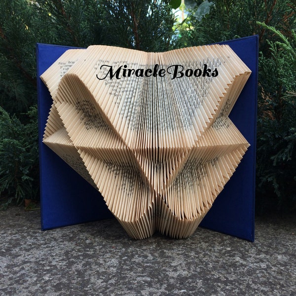 Sine and Cosine BOOK FOLDING PATTERN + Instructions - Trigonometry Book Folding - Book Fold - Folded Book - mmf - Pattern Only