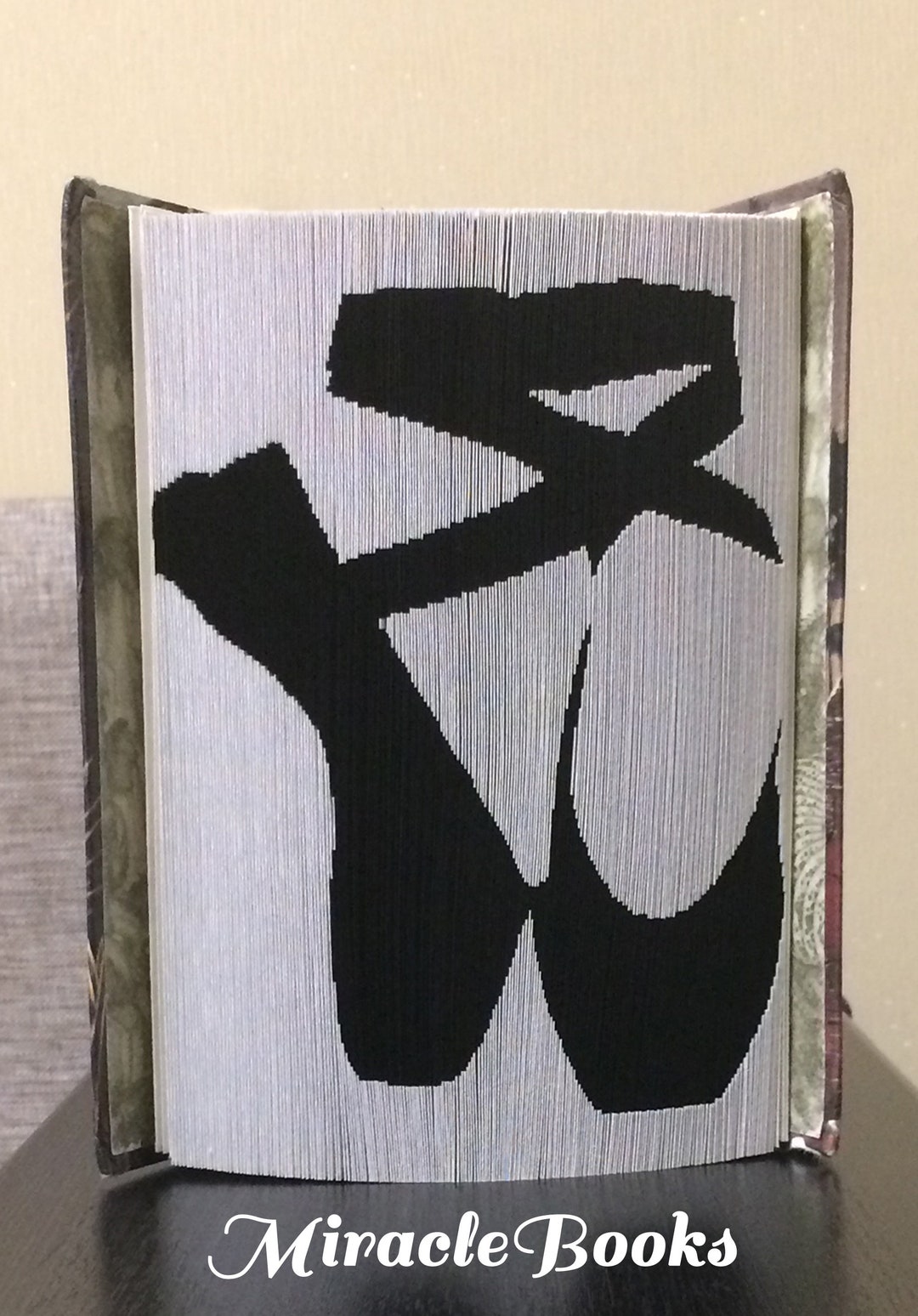 Dance Pattern Book Ballet BOOK FOLDING PATTERN + Instructions - Book Fold - Folded Book ...