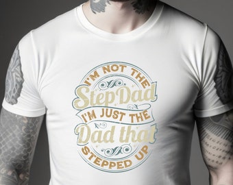 Custom Step Dad Shirt With Kids Names, Gift From Kids To Dad, Step