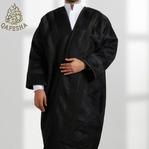 Farwa Bisht bont heren winterjas Arabische mantel