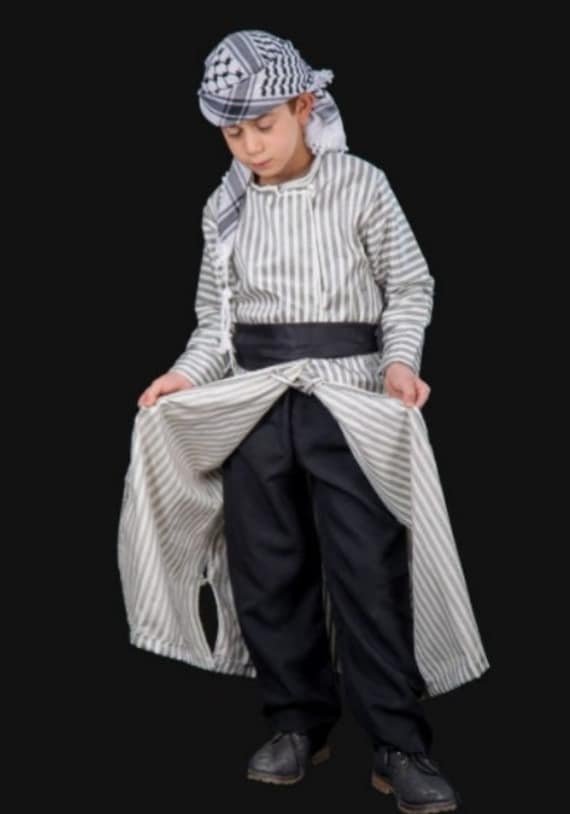 Traditional Palestinian Costume 民族衣装 本 Arabic Version of Traditional Palestinian Costume by Hanan