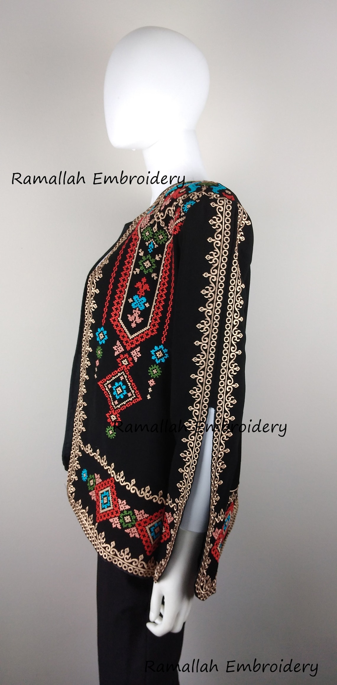 Palestinian Embroidery Stunning Jacket Amazing New Collection Etsy
