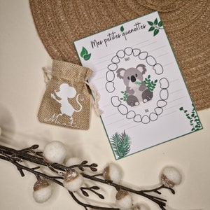 Kit dents de lait personnalisé | Souvenirs d'enfance avec prénom et date de chute | Pochette à dents de lait | Historique dents tombées