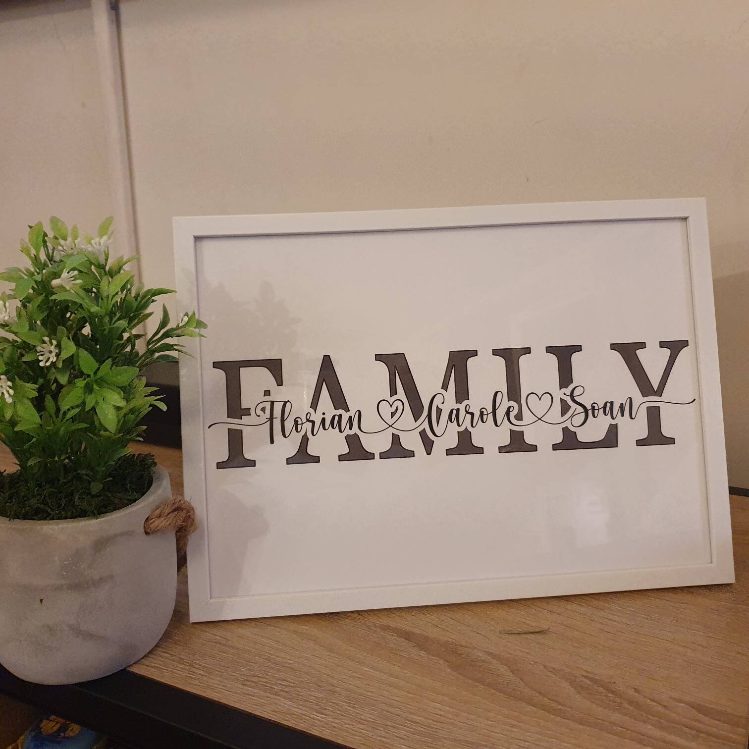 Affiche Encadrée Family