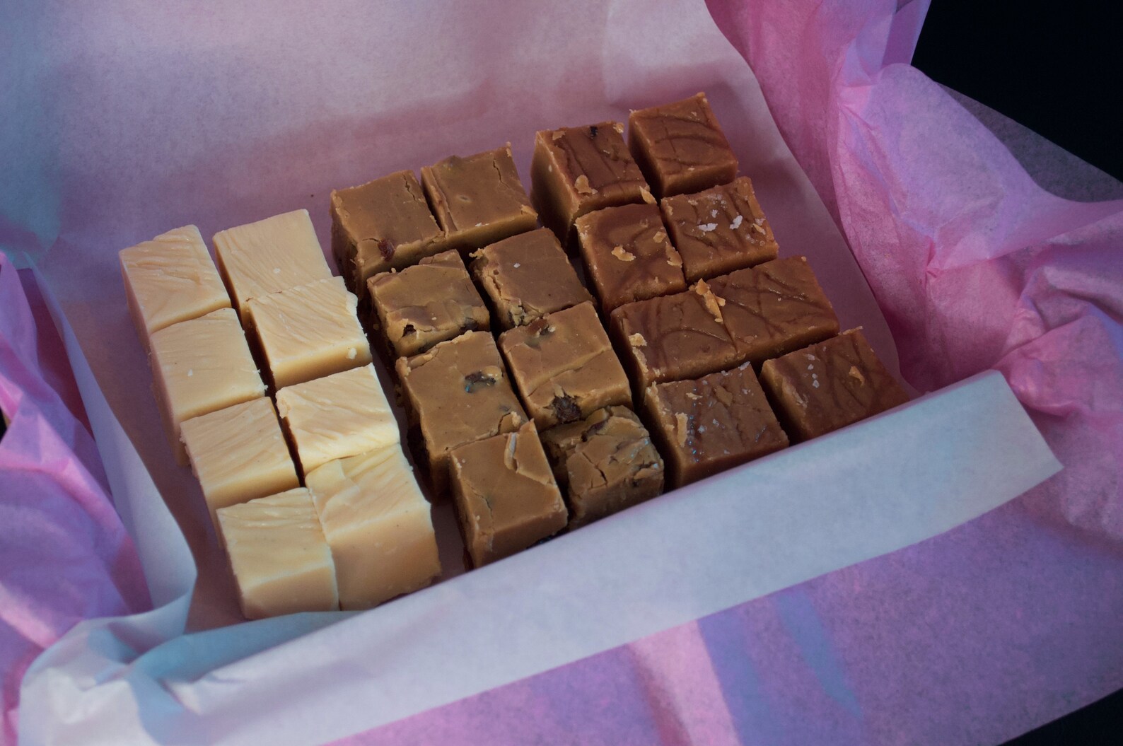 Homemade Postal Fudge Box Various Flavours Etsy