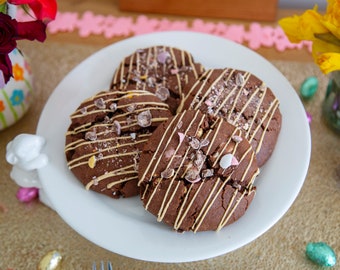 Gooey Double Chocolate Cookies - Postal Box