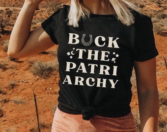 Space Cowgirl Horse Shirt Smash The Patriarchy Leftist Shirt Western Graphic Tee Social Justice Shirt Feminist Shirt Y2K Top Aesthetic