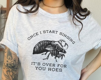 Cicada Shirt Oddly Specific Shirt Entomology Shirt Weird T Shirt Dank Meme Shirt Insect Shirt Cowboy Shirt Out Of Pocket Humor Gen Z Shirt