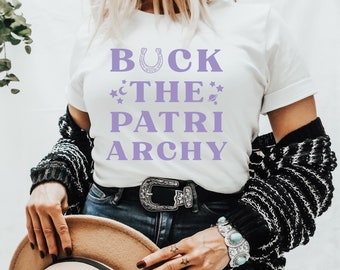 Space Cowgirl Horse Shirt Smash The Patriarchy Leftist Shirt Western Graphic Tee Social Justice Shirt Y2K Fashion Aesthetic Clothes Disco
