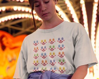 Clowncore Aesthetic Clothes Clowncore Shirt Clown Shirt Clowncore Clothing Weirdcore Clothes Kitsch Clothes Trendy Clothes Weirdcore