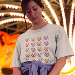 Clowncore Aesthetic Clothes Clowncore Shirt Clown Shirt Clowncore Clothing Weirdcore Clothes Kitsch Clothes Trendy Clothes Weirdcore