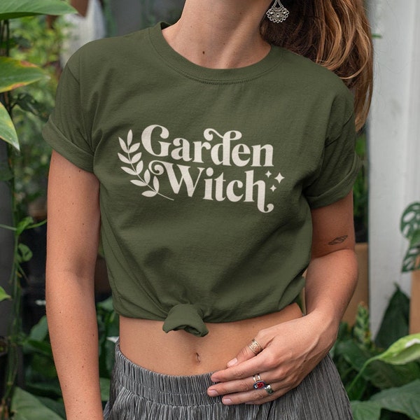 Witchy Clothing Garden Witch Green Witch Botanical Shirt Gardener Shirt Plant Lady Shirt Magical Girl Witch Stuff Plant Shirt Witchy Things