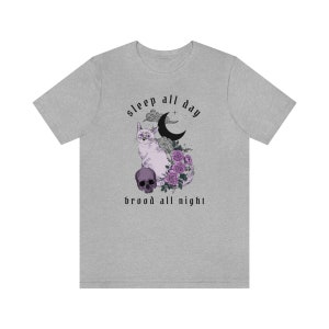 Pastel Goth Clothing Cat Shirt Homebody Shirt Alt Clothing Gothic Clothes Emo Clothes Mall Goth Eboy Clothing E Girl Clothing Pastel Goth Athletic Heather