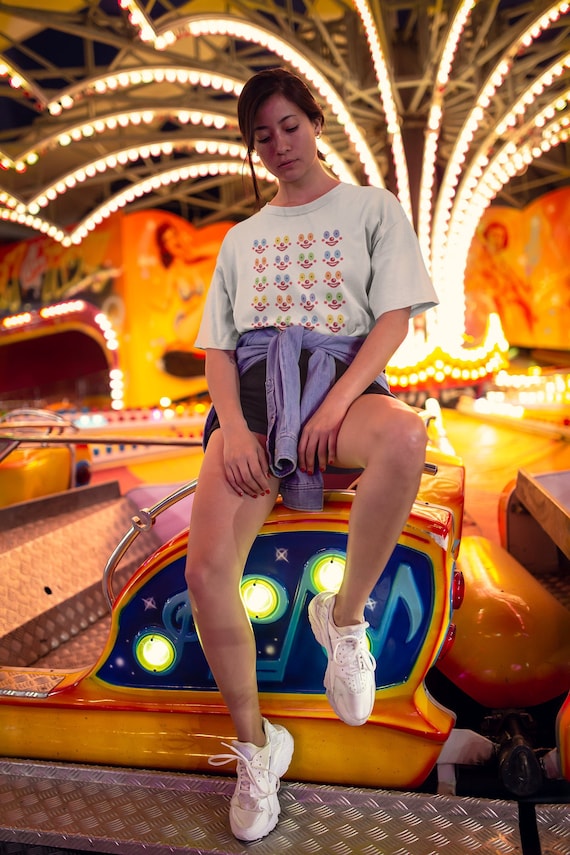 Clowncore Aesthetic Clothes Clowncore Shirt Clown Shirt Clowncore Clothing Weirdcore Clothes Kitsch Clothes Trendy Clothes Weirdcore