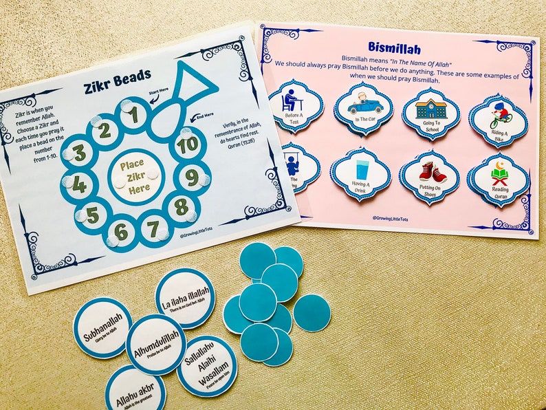 Islamic Busy Book Islamic Learning Binder Ramadan - Etsy