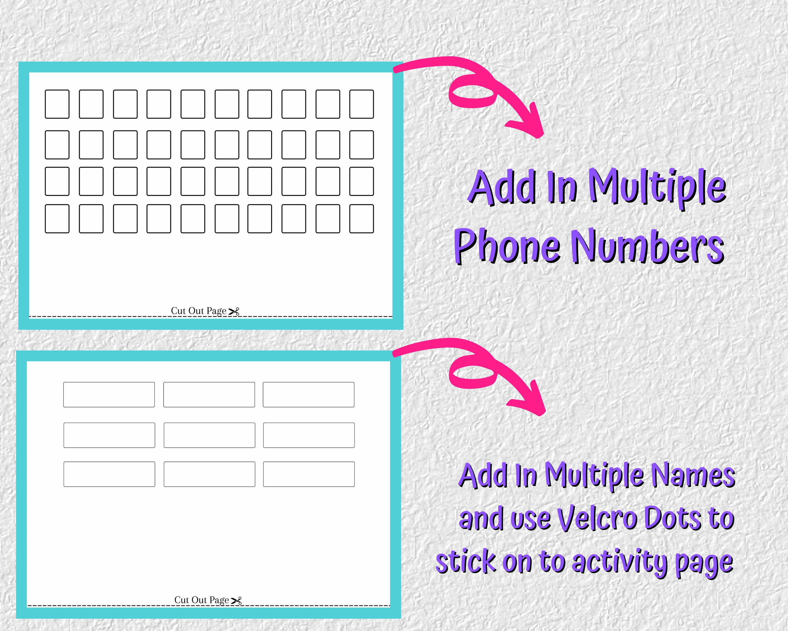 Phone Number Practice Activity Printable, Busy Book, I Know My Phone ...
