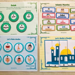 Islamic Busy Book, Islamic Learning Binder, Ramadan Activities, Islamic ...